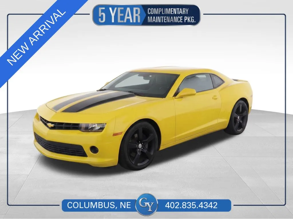 Yellow 2015 Chevrolet Camaro 1LT for sale in Columbus, NE