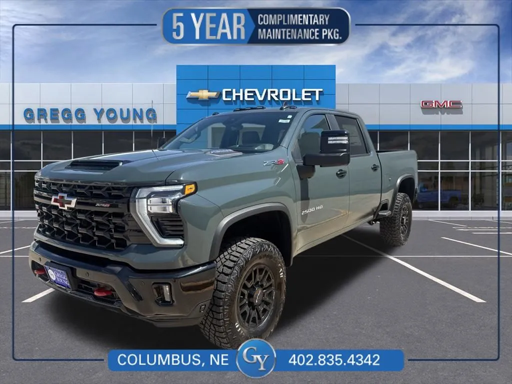 Gray 2026 Chevrolet Silverado 2500 HD ZR2 for sale in Columbus, NE