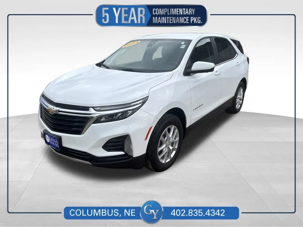 White 2024 Chevrolet Equinox LT for sale in Columbus, NE