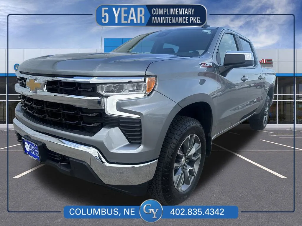 Gray 2026 Chevrolet Silverado 1500 LT for sale in Columbus, NE