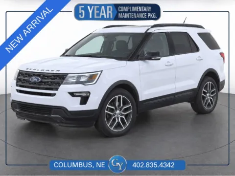 White 2018 Ford Explorer XLT for sale in Columbus, NE