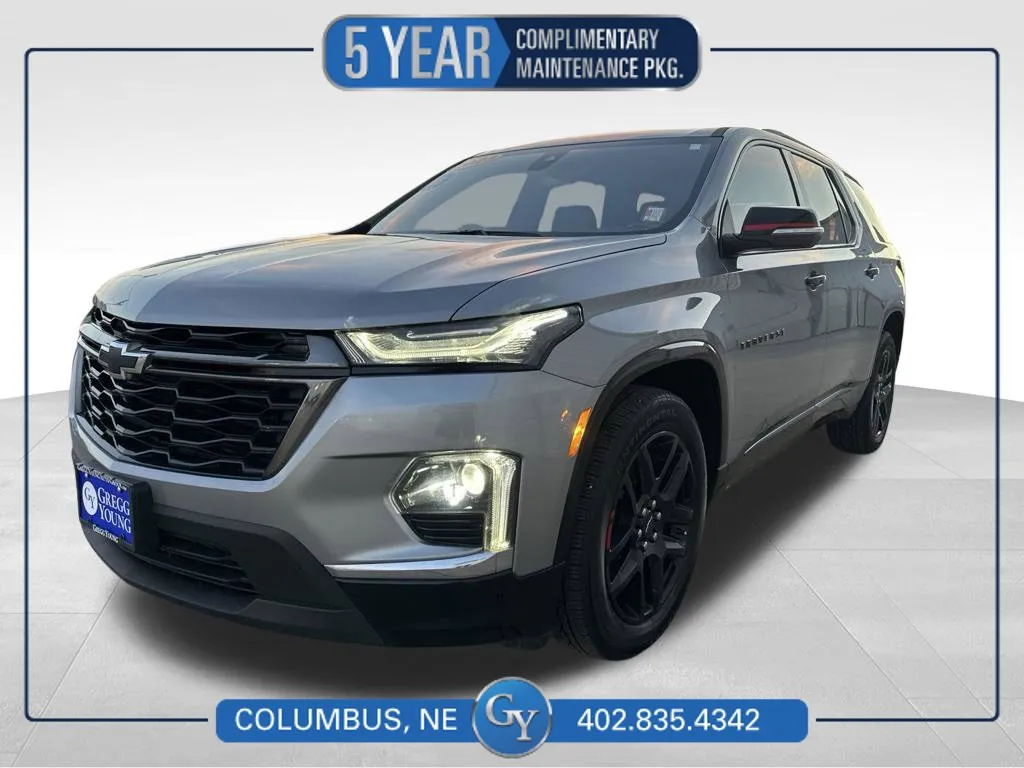Gray 2023 Chevrolet Traverse Premier for sale in Columbus, NE