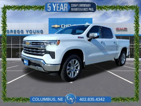 White 2025 Chevrolet Silverado 1500 LTZ for sale in Columbus, NE