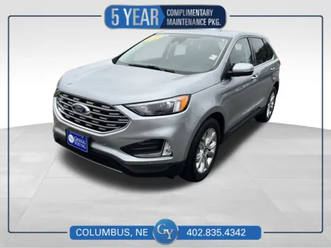 Silver 2024 Ford Edge Titanium for sale in Columbus, NE