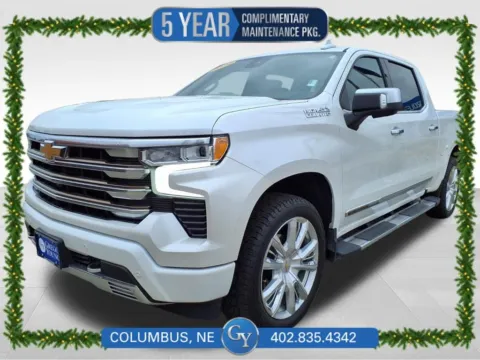 White 2022 Chevrolet Silverado 1500 High Country for sale in Columbus, NE