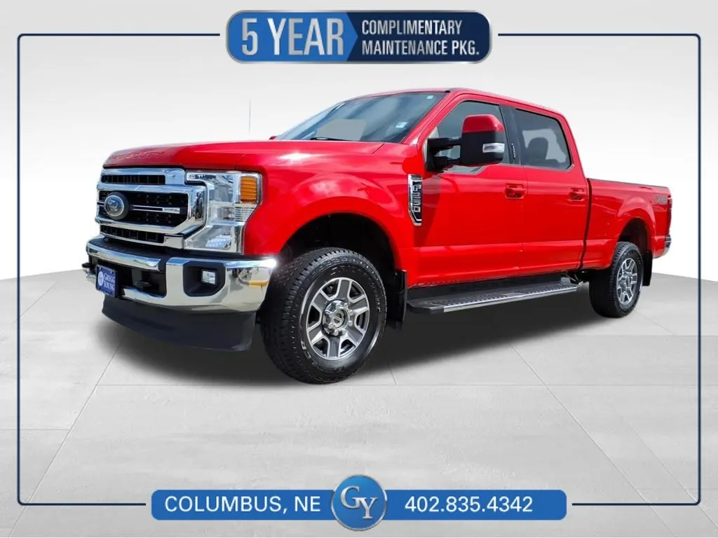 Red 2020 Ford F-250SD Lariat for sale in Columbus, NE