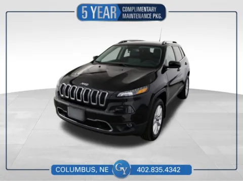 Black 2016 Jeep Cherokee Limited for sale in Columbus, NE