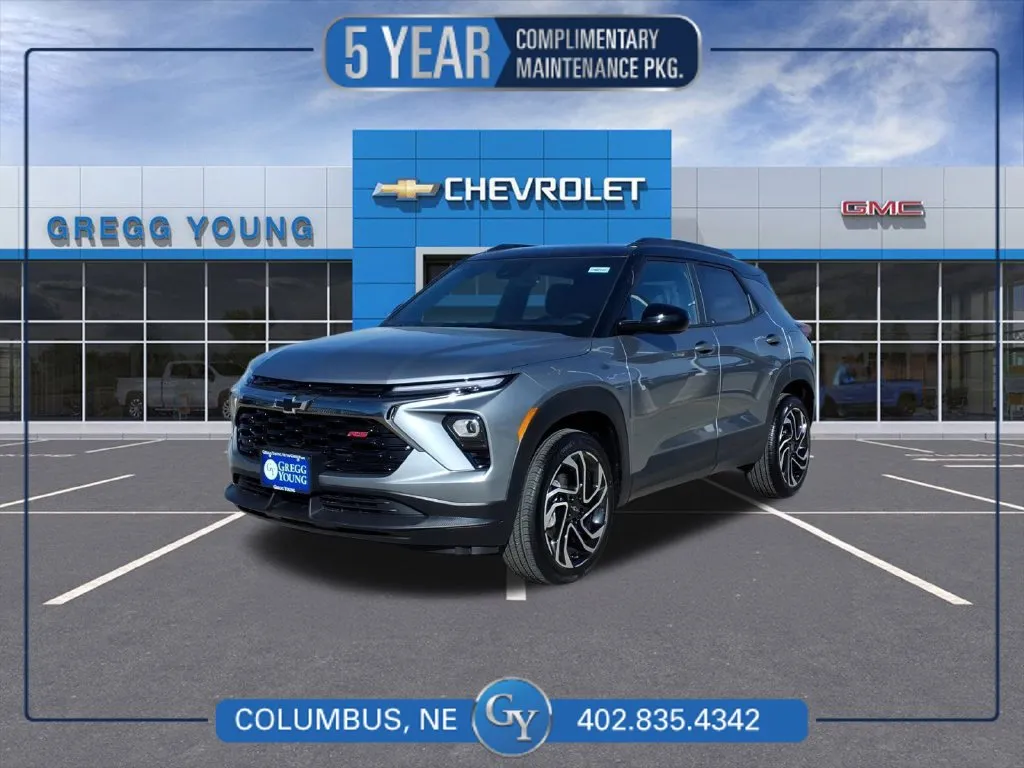 Gray 2026 Chevrolet TrailBlazer RS for sale in Columbus, NE
