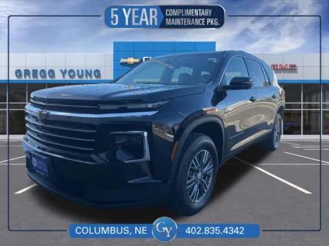 Black 2026 Chevrolet Traverse LT for sale in Columbus, NE