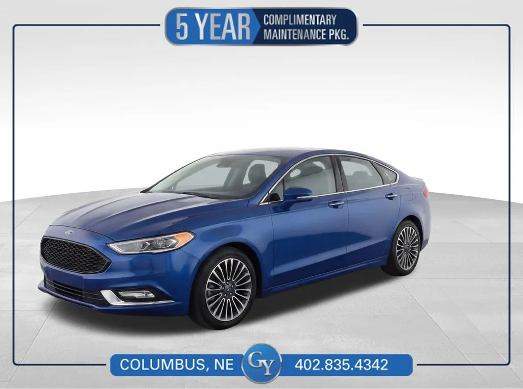 Blue 2019 Ford Fusion SE for sale in Columbus, NE