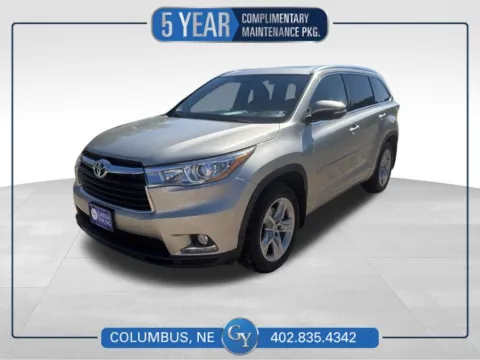 Beige 2014 Toyota Highlander Limited for sale in Columbus, NE