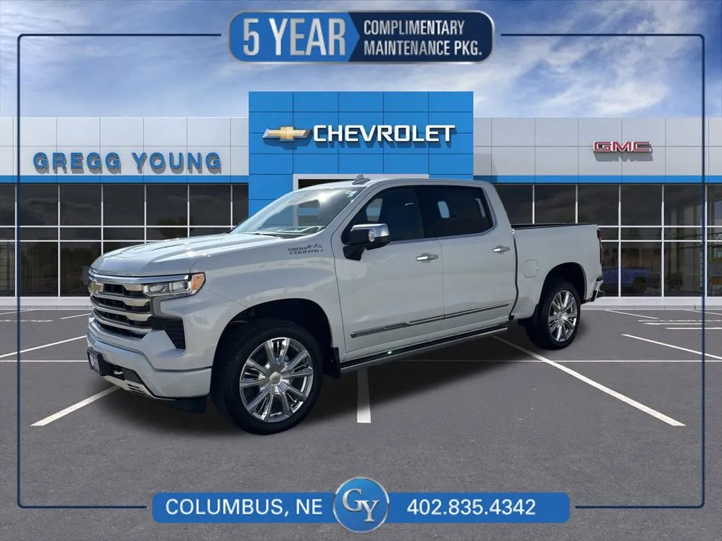 White 2026 Chevrolet Silverado 1500 High Country for sale in Columbus, NE