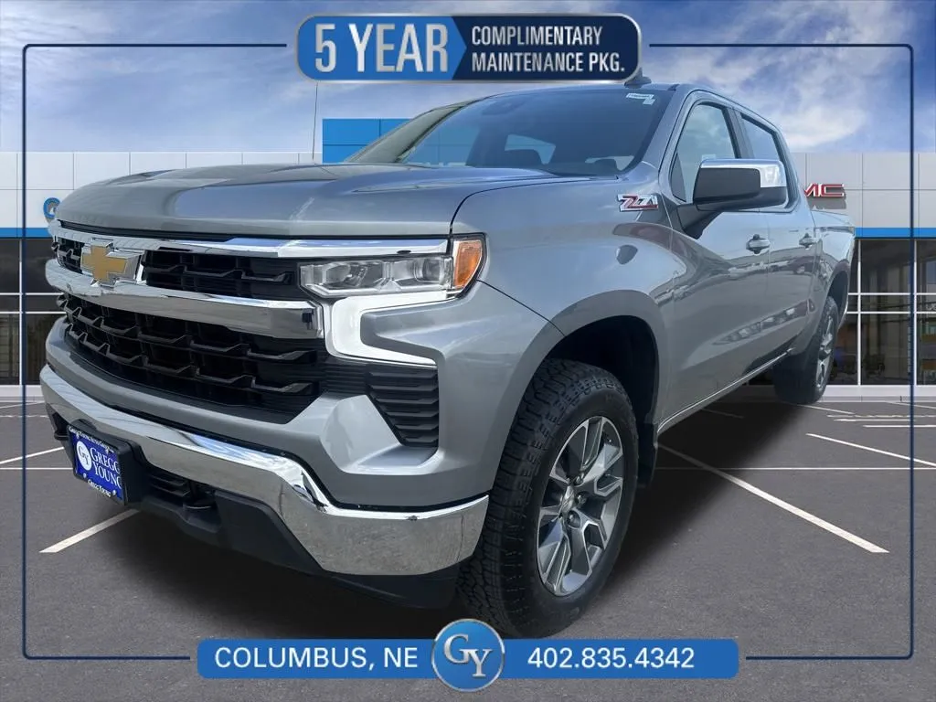 Gray 2026 Chevrolet Silverado 1500 LT for sale in Columbus, NE