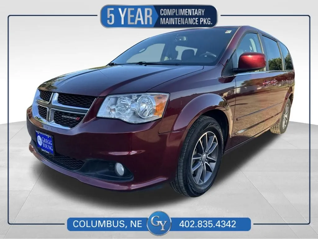 Red 2017 Dodge Grand Caravan SXT for sale in Columbus, NE
