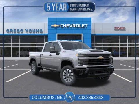Gray 2026 Chevrolet Silverado 2500 HD Custom for sale in Columbus, NE