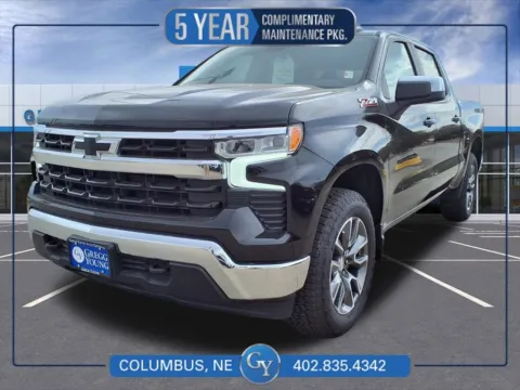 Black 2025 Chevrolet Silverado 1500 LT for sale in Columbus, NE