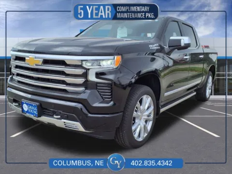 Black 2025 Chevrolet Silverado 1500 High Country for sale in Columbus, NE