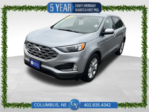 Silver 2024 Ford Edge Titanium for sale in Columbus, NE