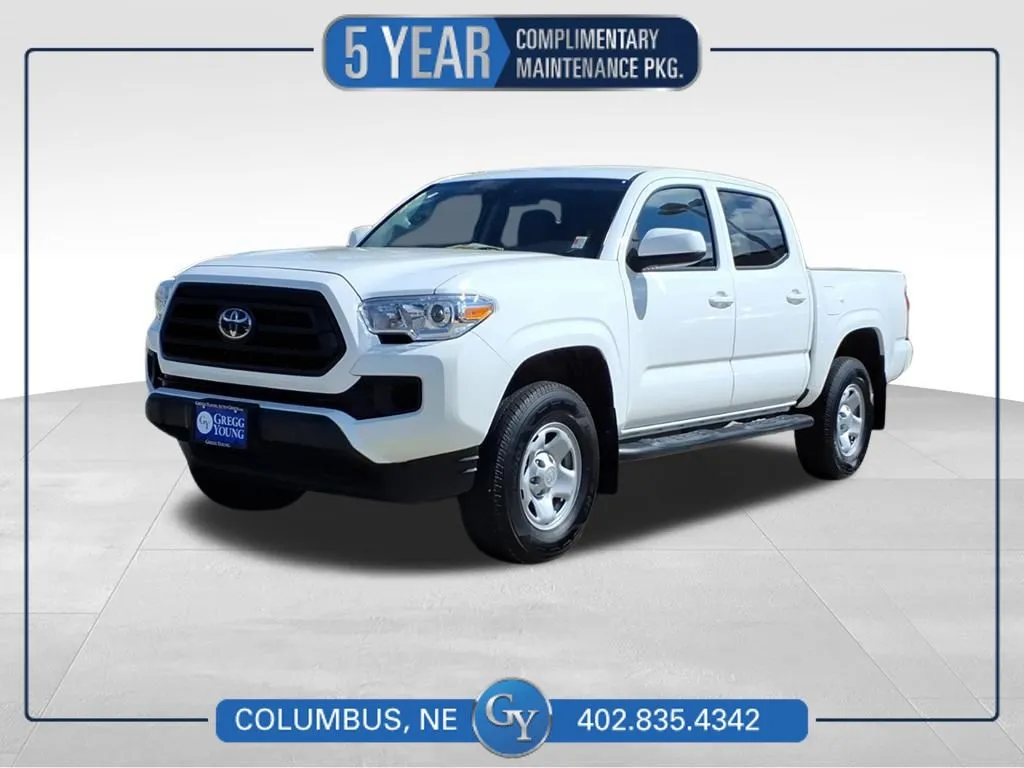White 2023 Toyota Tacoma SR5 for sale in Columbus, NE