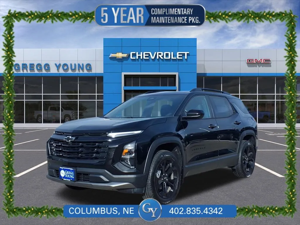 Black 2026 Chevrolet Equinox LT for sale in Columbus, NE