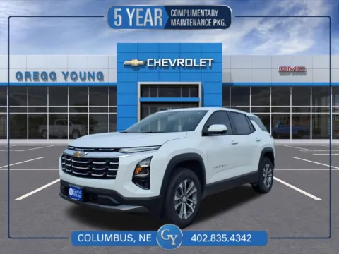 White 2026 Chevrolet Equinox LT for sale in Columbus, NE