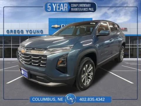 Blue 2026 Chevrolet Equinox LT for sale in Columbus, NE