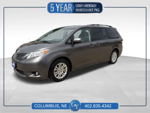 Gray 2014 Toyota Sienna XLE for sale in Columbus, NE