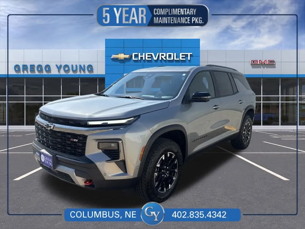 Gray 2026 Chevrolet Traverse Z71 for sale in Columbus, NE