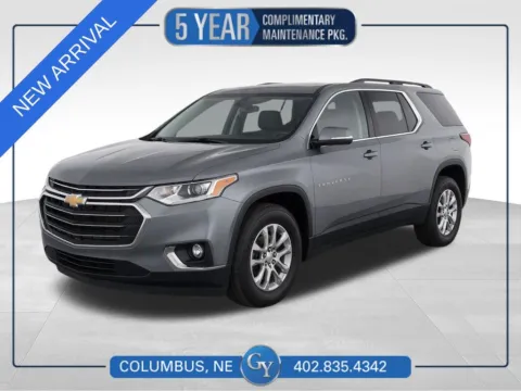 Gray 2021 Chevrolet Traverse LT for sale in Columbus, NE