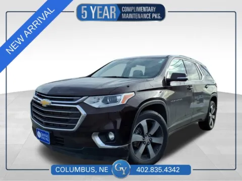 Black 2021 Chevrolet Traverse LT Leather for sale in Columbus, NE