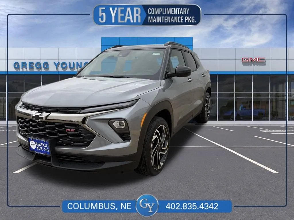 Gray 2026 Chevrolet TrailBlazer RS for sale in Columbus, NE