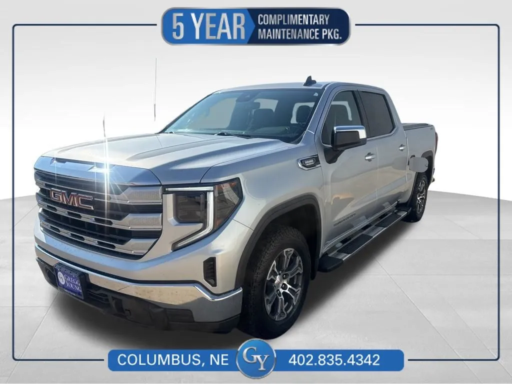 Silver 2022 GMC Sierra 1500 SLE for sale in Columbus, NE