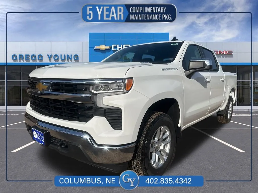 White 2026 Chevrolet Silverado 1500 LT for sale in Columbus, NE