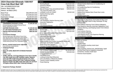 Photos of 2024 Chevrolet Silverado 1500 RST for sale in Columbus, NE at Gregg Young Chevrolet GMC of Columbus