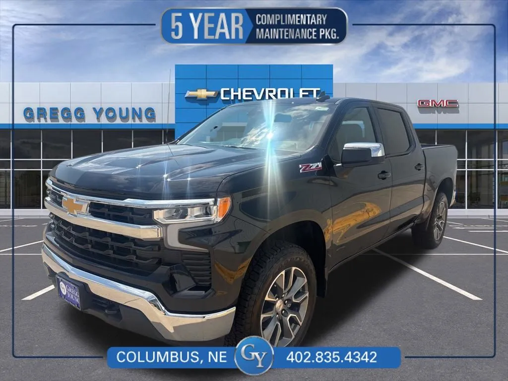 Black 2026 Chevrolet Silverado 1500 LT for sale in Columbus, NE
