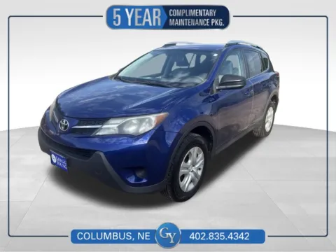 Blue 2015 Toyota RAV4 LE for sale in Columbus, NE