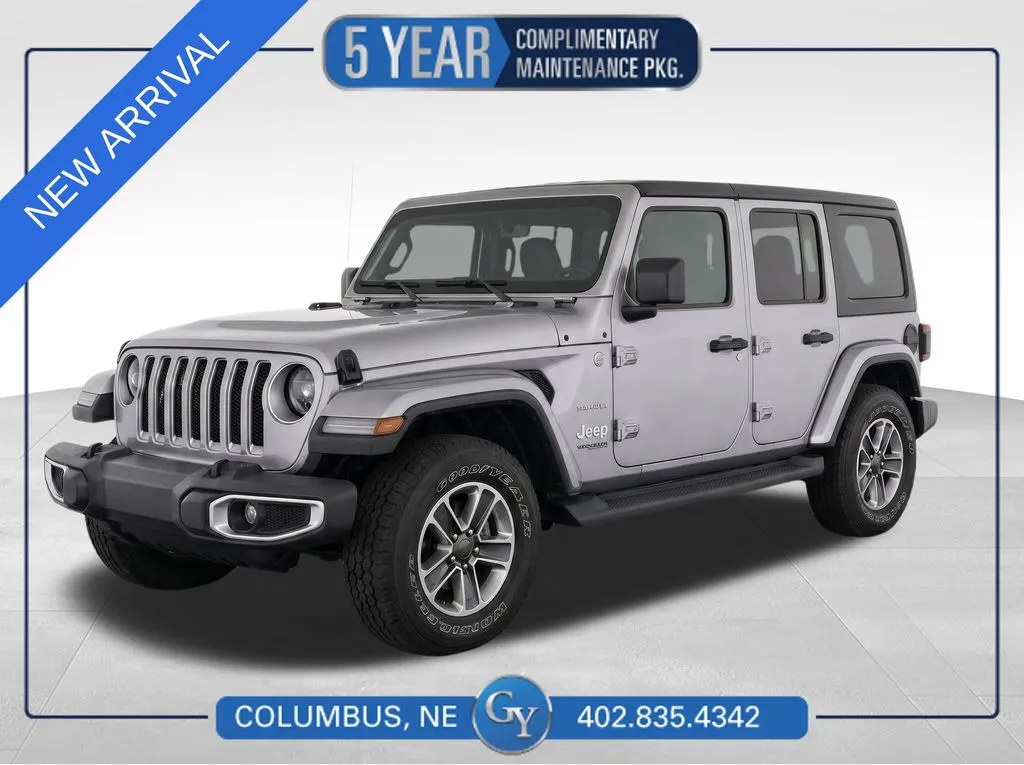 Silver 2019 Jeep Wrangler Unlimited Sahara for sale in Columbus, NE