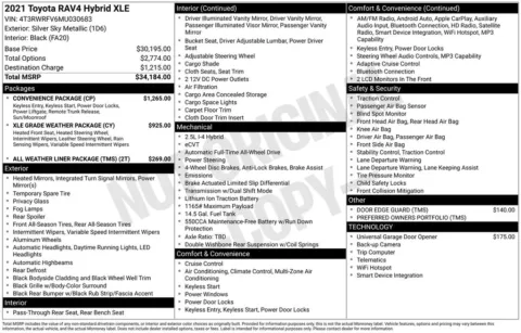 Photos of 2021 Toyota RAV4 Hybrid XLE for sale in Columbus, NE at Gregg Young Chevrolet GMC of Columbus