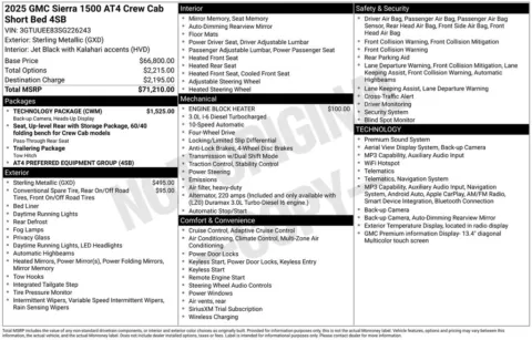 Photos of 2025 GMC Sierra 1500 AT4 for sale in Columbus, NE at Gregg Young Chevrolet GMC of Columbus