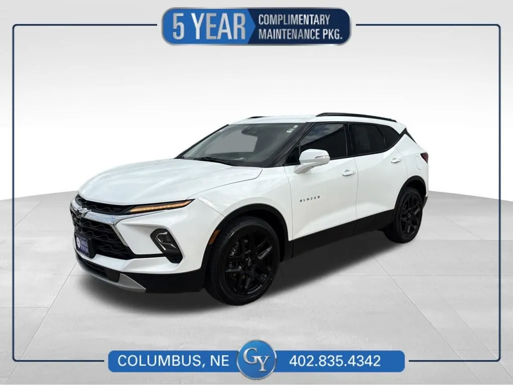 White 2023 Chevrolet Blazer LT for sale in Columbus, NE