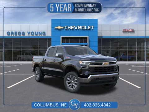Black 2026 Chevrolet Silverado 1500 LT for sale in Columbus, NE