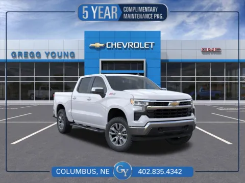 White 2026 Chevrolet Silverado 1500 LT for sale in Columbus, NE