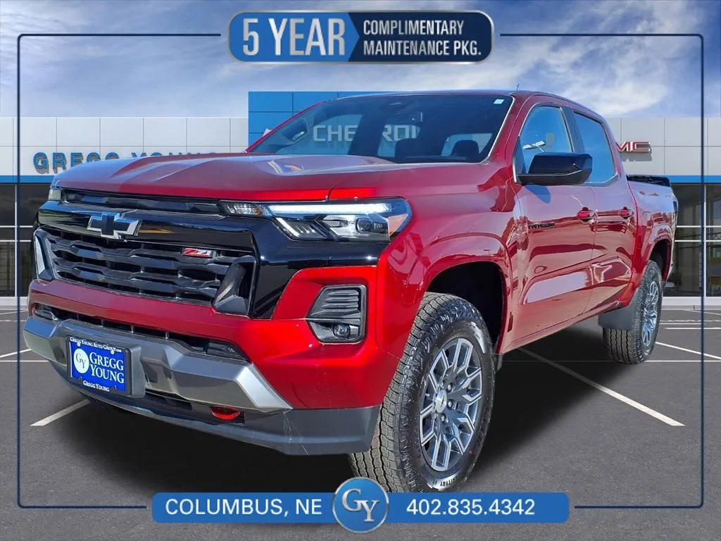 Red 2026 Chevrolet Colorado Z71 for sale in Columbus, NE