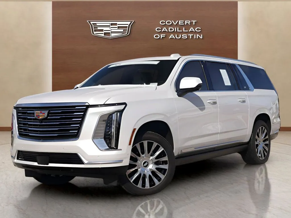 White 2025 Cadillac Escalade ESV Premium Luxury Platinum for sale in Austin, TX