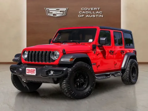 Red 2025 Jeep Wrangler Sport S 4xe for sale in Austin, TX