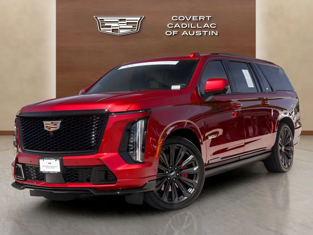Red 2025 Cadillac Escalade ESV V-Series for sale in Austin, TX