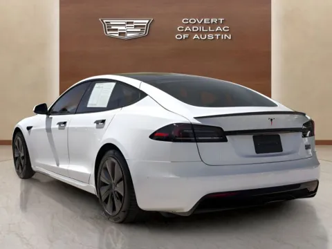 Another view of 2022 Tesla Model S Plaid for sale in Austin, TX at Covert Cadillac