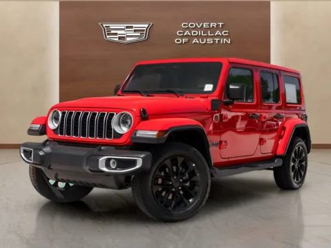 Red 2025 Jeep Wrangler Sahara 4xe for sale in Austin, TX