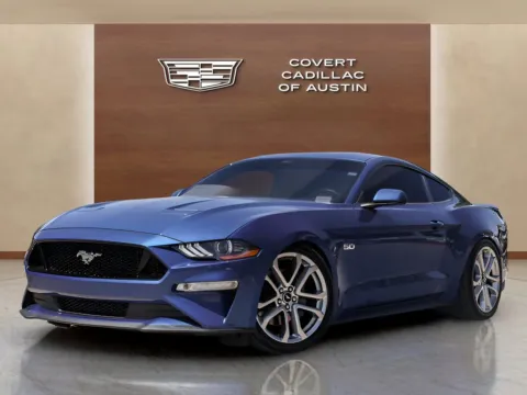 Blue 2022 Ford Mustang GT Premium for sale in Austin, TX
