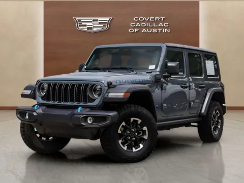 Gray 2025 Jeep Wrangler Rubicon 4xe for sale in Austin, TX